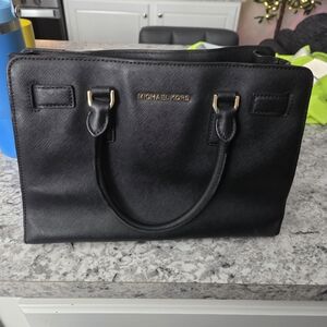 Very Clean Michael Kors Black Tote Bag Sz 12w X 10 High